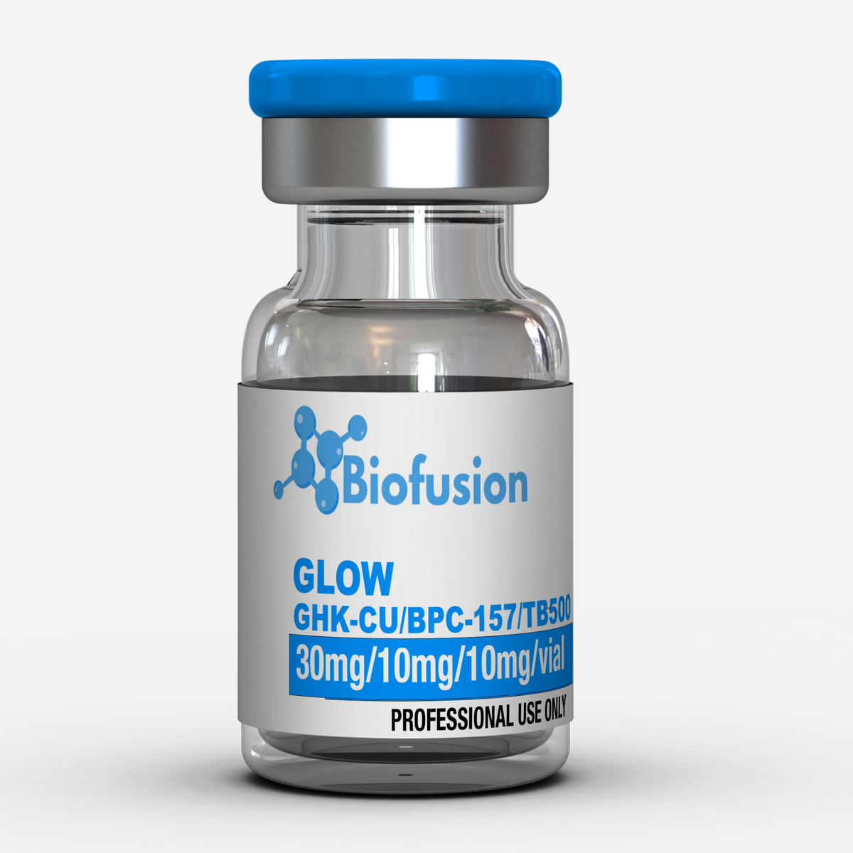GLOW GHKCU (30mg) / BPC157 (10mg) / TB500 (10mg) Biofusion