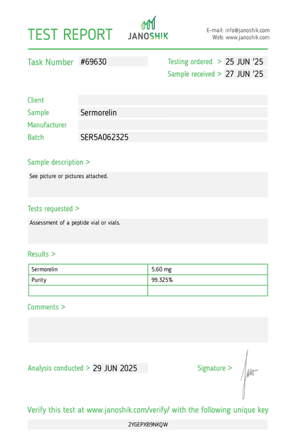 Sermorelin (10mg)