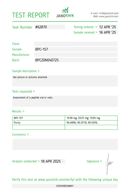 BPC-157 (20mg)