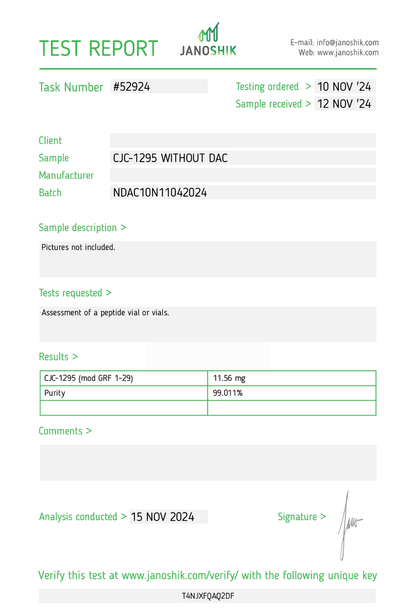 CJC-1295 - No DAC (10mg)